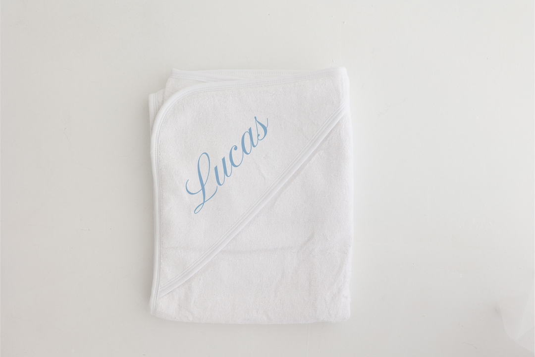 custom baby gift – personalized Custom Shop: Bamboo Hooded Towel from Oh Baby Baskets