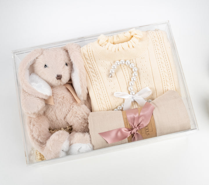 Gift Basket: Sweater & Bunny Set