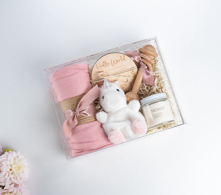 Unicorn gift Basket