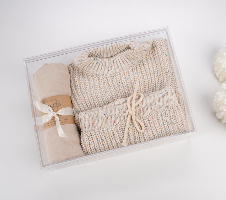 Gift Basket: Knit Sweater 2Pc Set