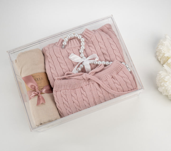 Gift Basket: Knit Sweater 2Pc Set