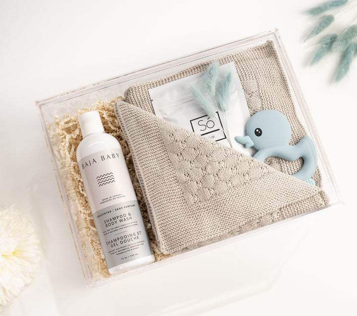 Baja baby bath gift basket set