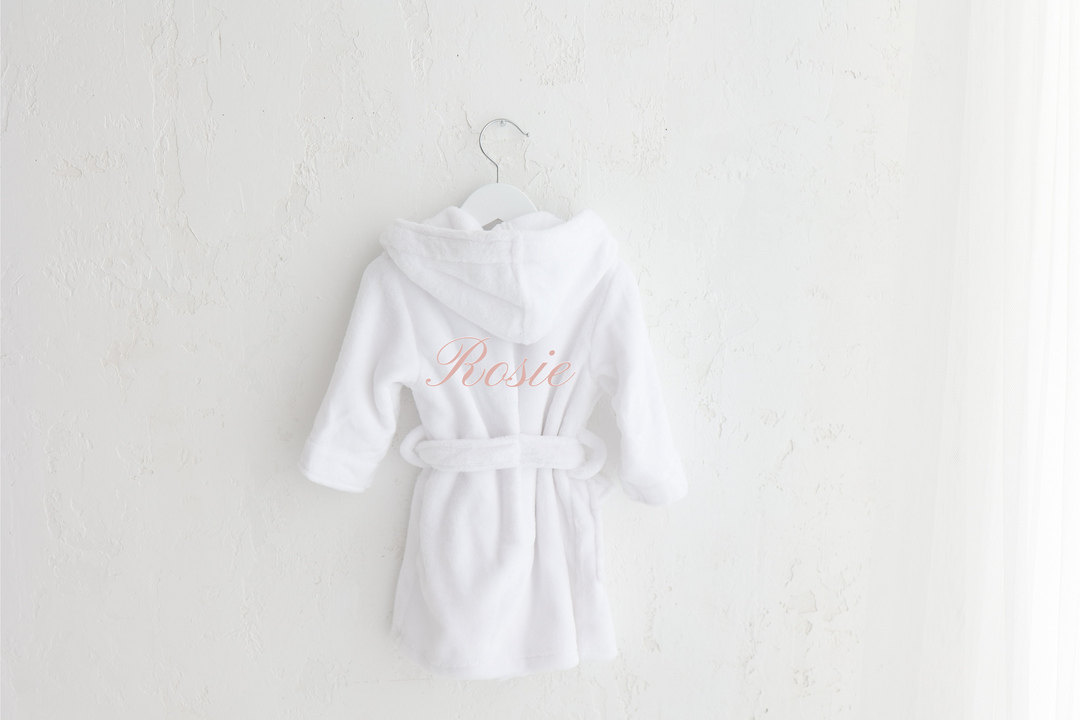 Baby girl plush robe 18-24 months