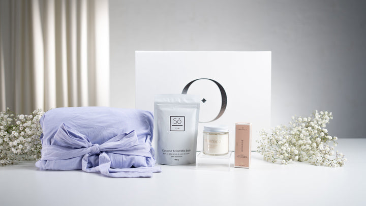 Luxury New Mom Gift Basket – Lilac Essentials & Spa Set (Gift-Ready)