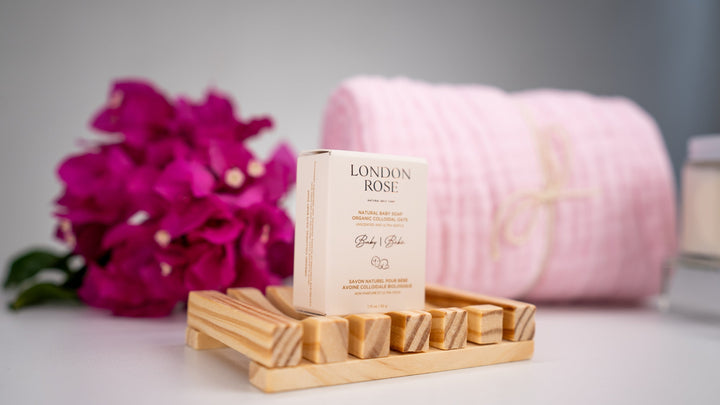 Gift Basket: Rose Towel Bath Set