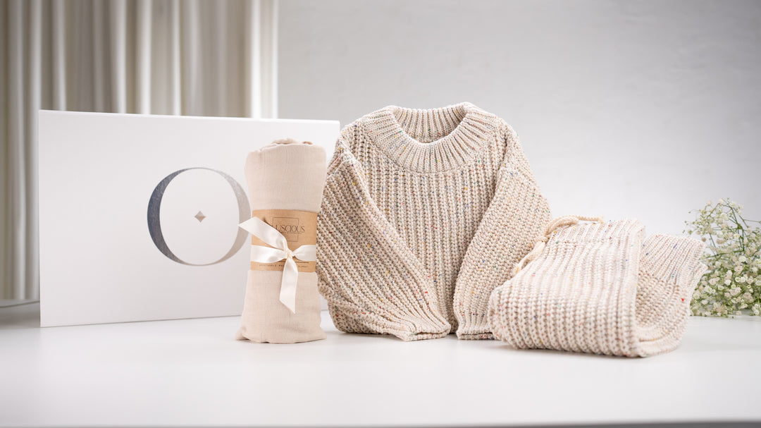 Gift Basket: Knit Sweater 2Pc Set