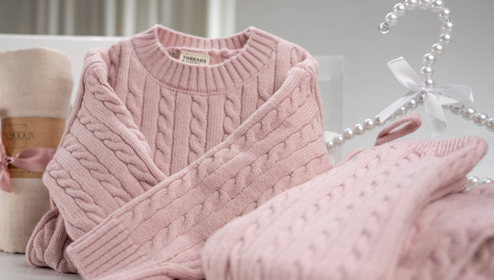 Gift Basket: Knit Sweater 2Pc Set