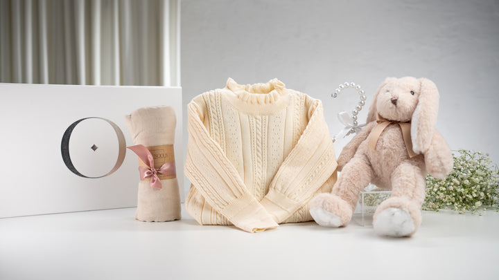 Gift Basket: Sweater & Bunny Set