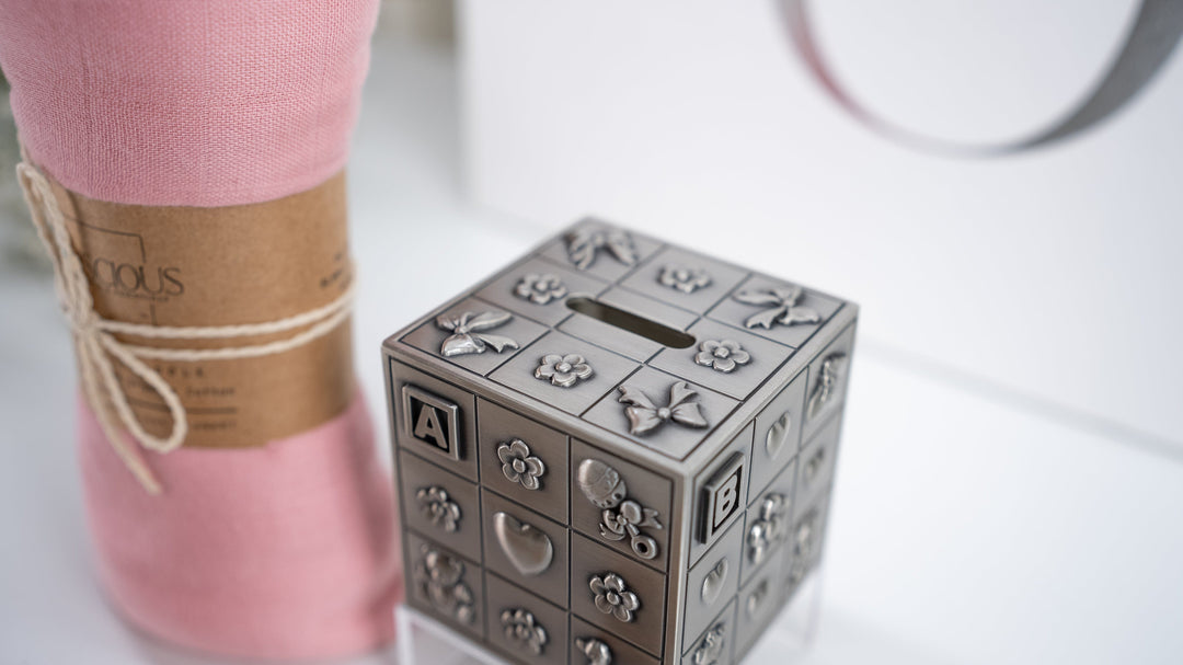 Gift Basket: Pewter Money Box