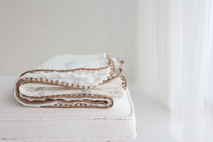 Cozy Earth pink quilt set for newborns